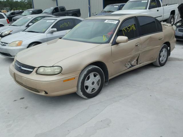 1G1NE52J916228452 - 2001 CHEVROLET MALIBU LS GOLD photo 2