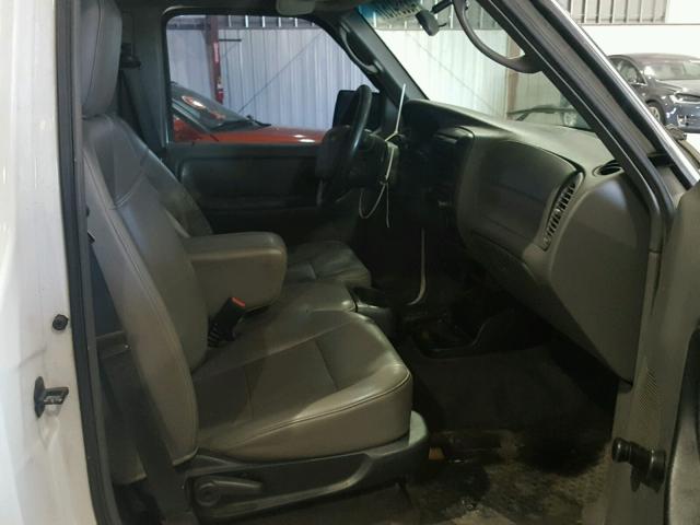 1FTKR1AD7APA07641 - 2010 FORD RANGER WHITE photo 5