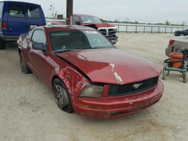 1ZVF780N755184159 - 2005 FORD MUSTANG RED photo 1