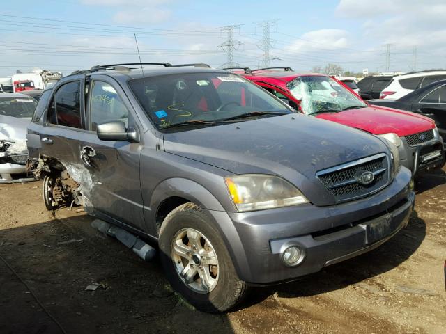 KNDJC733855440097 - 2005 KIA SORENTO EX GRAY photo 1