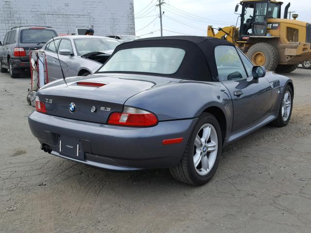 4USCH9341YLG03507 - 2000 BMW Z3 2.3 GRAY photo 4