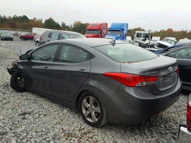 5NPDH4AE1DH360138 - 2013 HYUNDAI ELANTRA GL SILVER photo 3