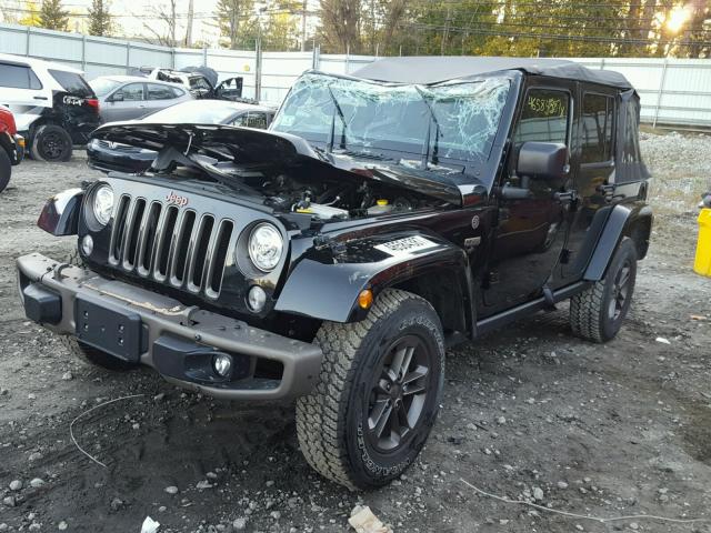 1C4BJWEG8HL524683 - 2017 JEEP WRANGLER U BLACK photo 2