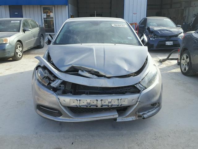 1C3CDFBB9FD286004 - 2015 DODGE DART SXT GRAY photo 9