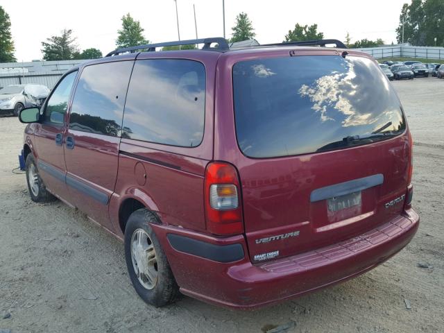 1GNDX03E24D207774 - 2004 CHEVROLET VENTURE MAROON photo 9