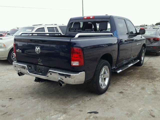 1C6RD6LT2CS236394 - 2012 DODGE RAM 1500 BLUE photo 4