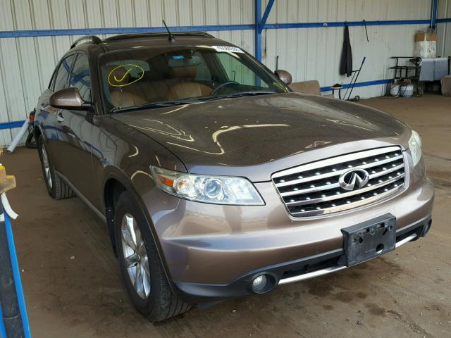 JNRAS08W67X200180 - 2007 INFINITI FX35 BROWN photo 1