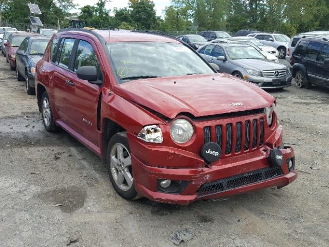 1J8FT47W98D733941 - 2008 JEEP COMPASS SP RED photo 1