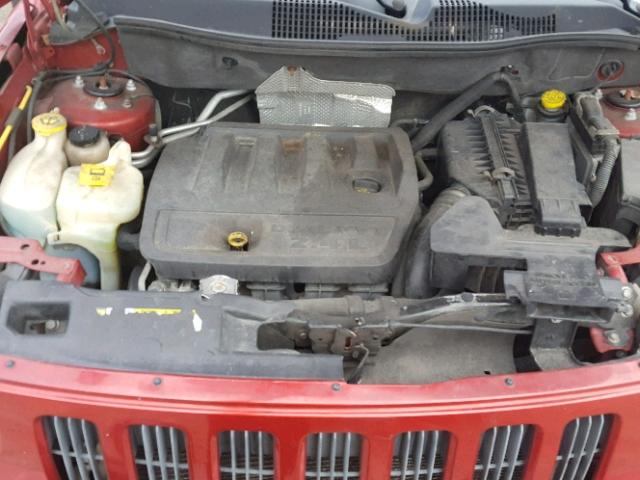 1J8FT47W98D733941 - 2008 JEEP COMPASS SP RED photo 7