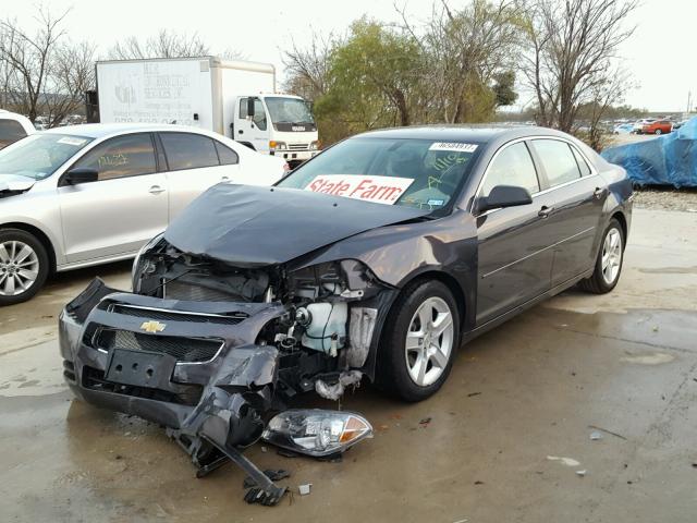 1G1ZB5E06CF337273 - 2012 CHEVROLET MALIBU LS გრაფიტი ფოტო 2