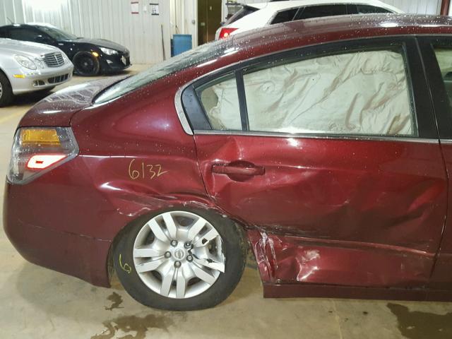 1N4AL2AP9CN444803 - 2012 NISSAN ALTIMA BAS MAROON photo 9