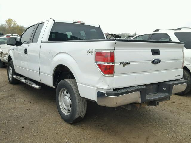 1FTFX1EF5CKE34027 - 2012 FORD F150 SUPER WHITE photo 3