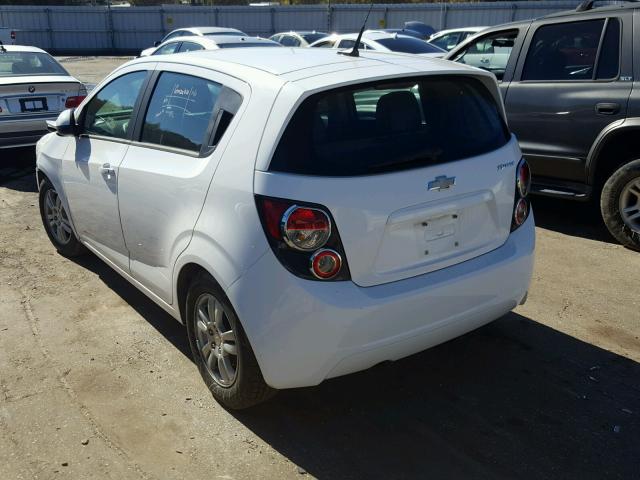 1G1JA6SH7C4130113 - 2012 CHEVROLET SONIC LS 白色 照片 3