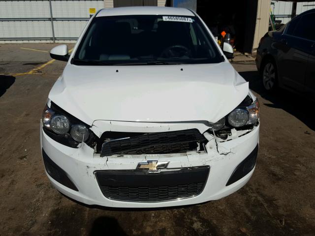 1G1JA6SH7C4130113 - 2012 CHEVROLET SONIC LS WHITE photo 9