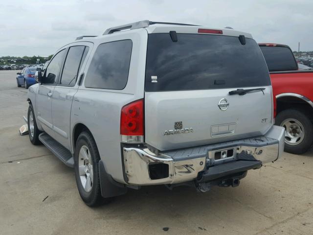 5N1AA08A06N742081 - 2006 NISSAN ARMADA SE SILVER photo 3