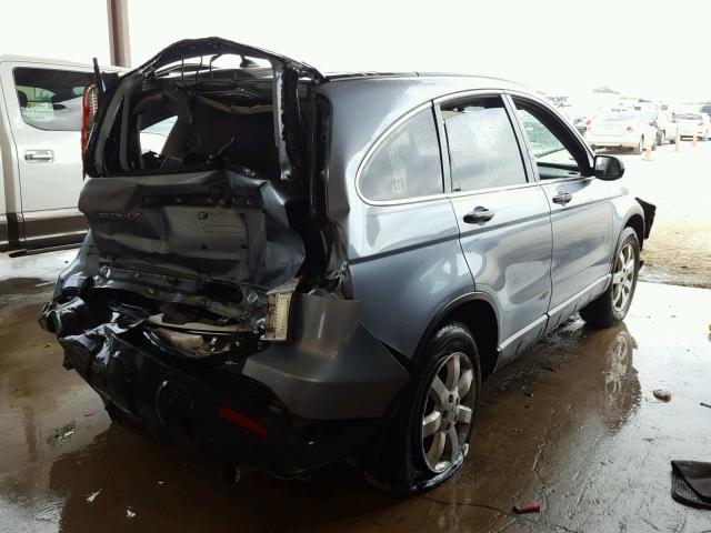 3CZRE38598G702992 - 2008 HONDA CR-V EX BLUE photo 4