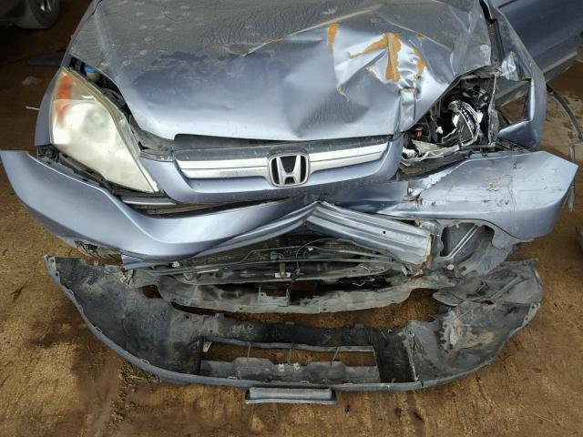 3CZRE38598G702992 - 2008 HONDA CR-V EX BLUE photo 7