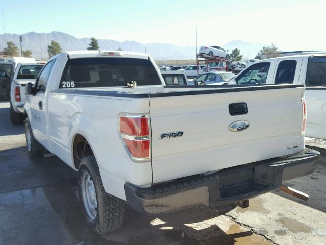 1FTNF1CFXCKD31333 - 2012 FORD F150 WHITE photo 3