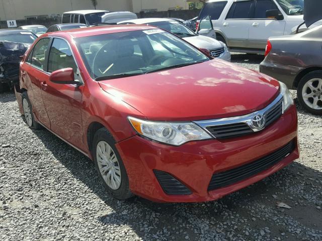 4T1BF1FK2EU793092 - 2014 TOYOTA CAMRY L RED photo 1