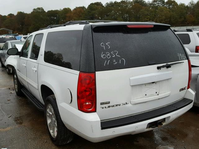 1GKFK16347J376852 - 2007 GMC YUKON XL K WHITE photo 3