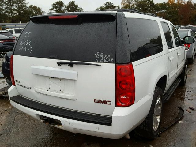 1GKFK16347J376852 - 2007 GMC YUKON XL K WHITE photo 4