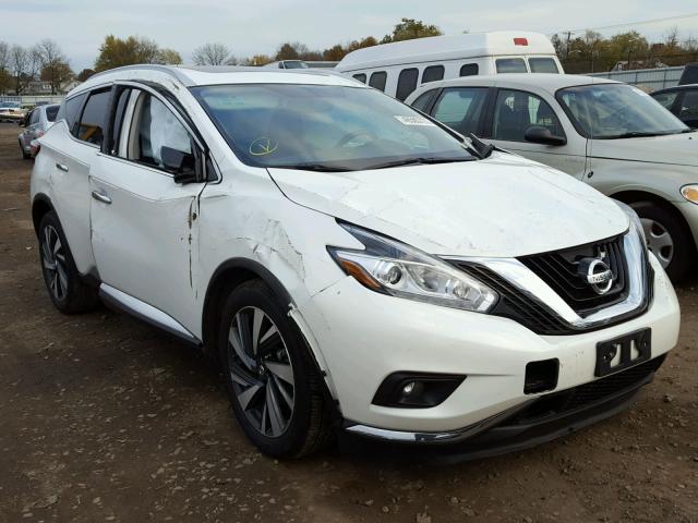 5N1AZ2MH8GN153465 - 2016 NISSAN MURANO S WHITE photo 1