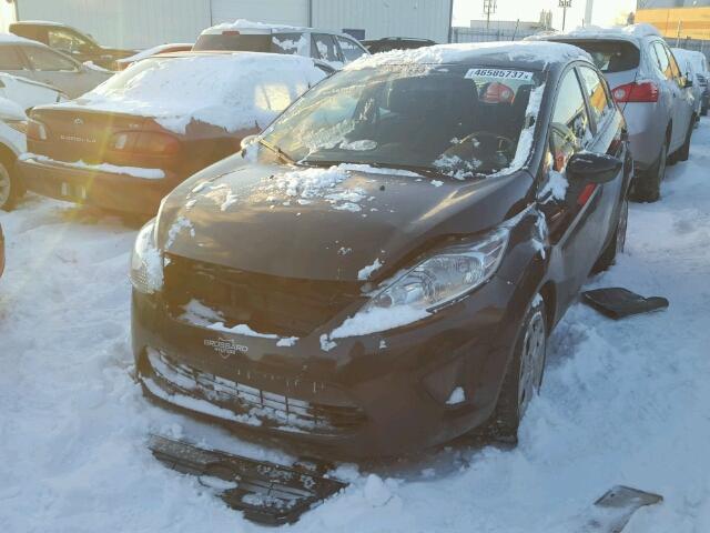 3FADP4EJ8DM180858 - 2013 FORD FIESTA SE BLACK photo 2