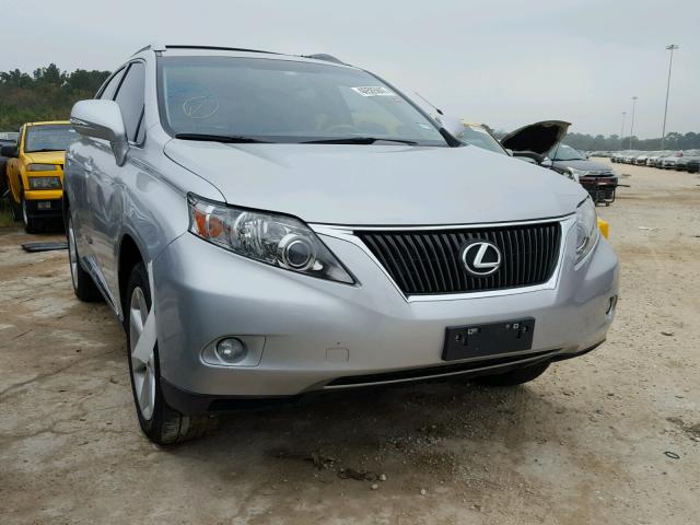 2T2ZK1BA1BC059995 - 2011 LEXUS RX SILVER photo 1