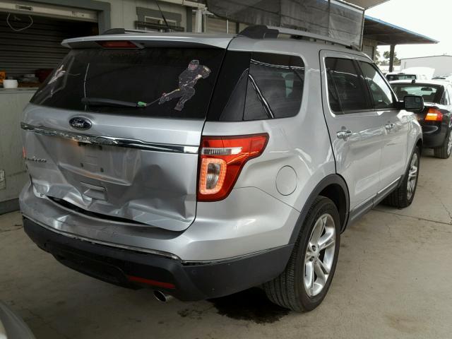 1FM5K7F8XDGA99473 - 2013 FORD EXPLORER L GRAY photo 4