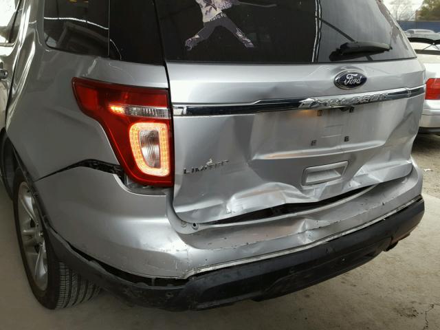 1FM5K7F8XDGA99473 - 2013 FORD EXPLORER L GRAY photo 9