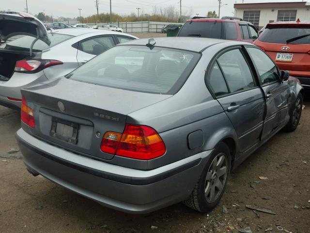 WBAEU33415PR17678 - 2005 BMW 325 XI GRAY photo 4