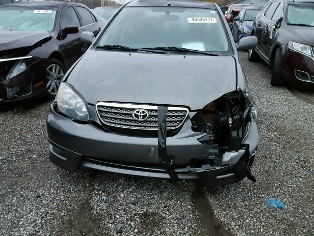 1NXBR32E77Z816551 - 2007 TOYOTA COROLLA CE BLACK photo 9