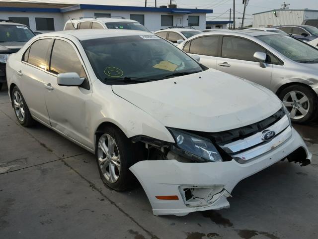 3FAHP0HA6CR219924 - 2012 FORD FUSION WHITE photo 1