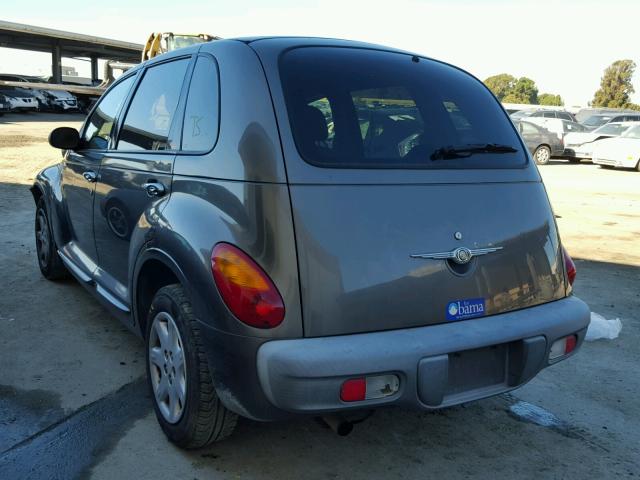 3C4FY48BX2T257950 - 2002 CHRYSLER PT CRUISER GRAY photo 3