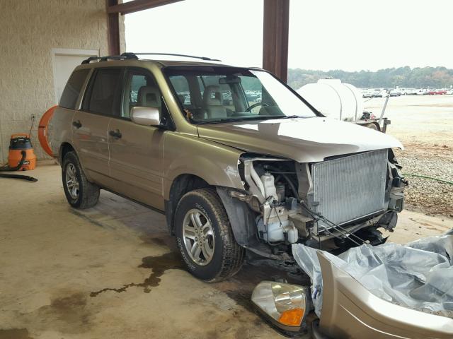 5FNYF18625B048785 - 2005 HONDA PILOT EXL GOLD photo 1