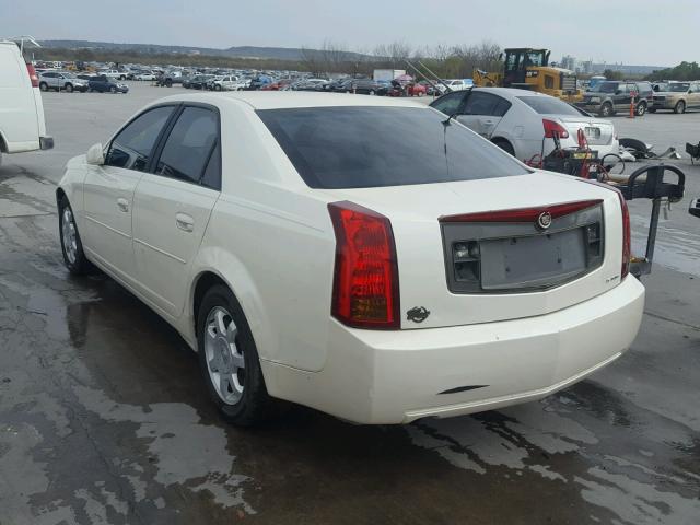 1G6DM57NX30147678 - 2003 CADILLAC CTS WHITE photo 3