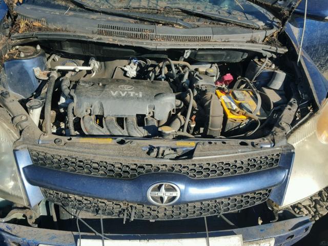 JTKKT604X60152729 - 2006 TOYOTA SCION XA BLUE photo 7