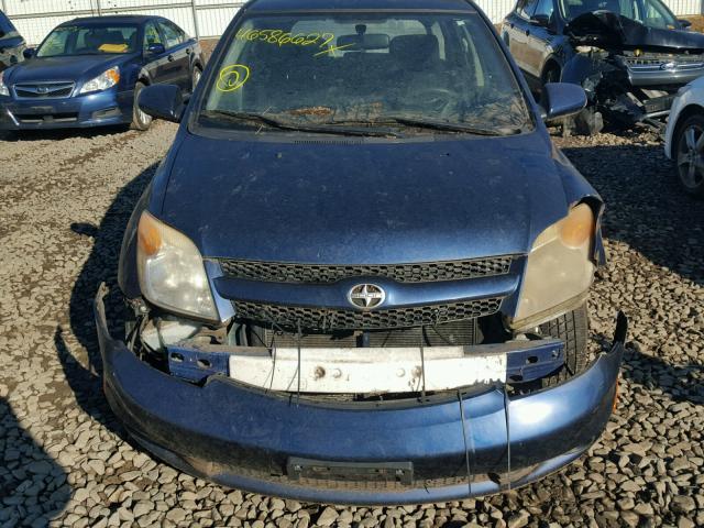 JTKKT604X60152729 - 2006 TOYOTA SCION XA BLUE photo 9