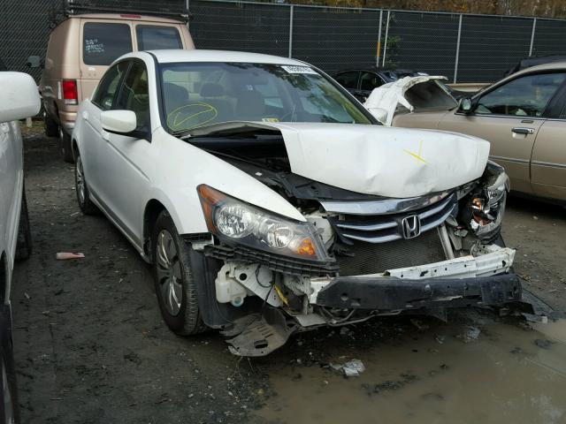 1HGCP2F37BA137232 - 2011 HONDA ACCORD LX WHITE photo 1