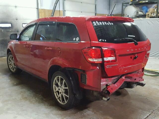 3C4PDDEG9FT677625 - 2015 DODGE JOURNEY R/ RED photo 3