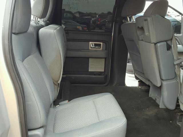 1FTFW1ET6BFB41723 - 2011 FORD F150 SUPER GRAY photo 6