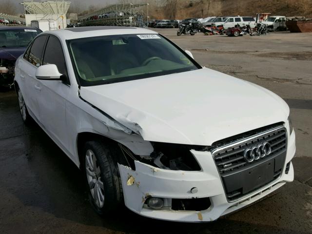 WAUSF78K09N023314 - 2009 AUDI A4 PREMIUM WHITE photo 1