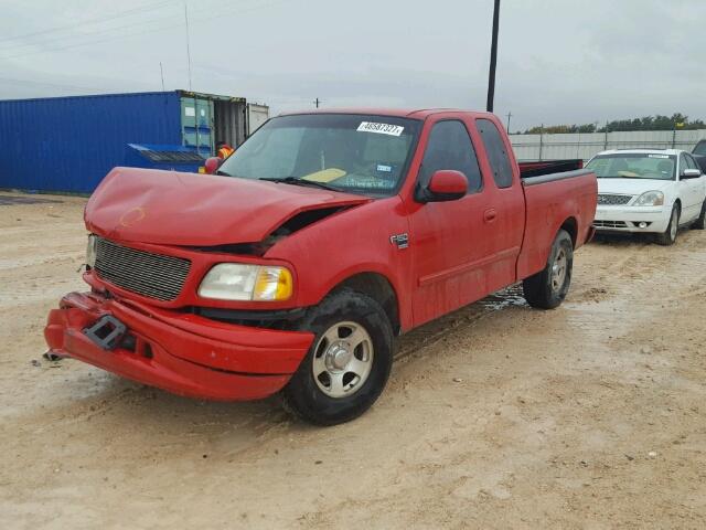 1FTRX17L7YNB99569 - 2000 FORD F150 RED photo 2