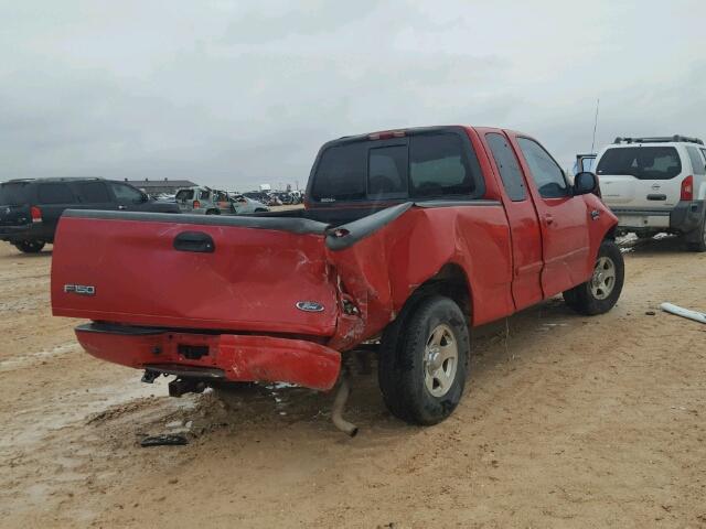 1FTRX17L7YNB99569 - 2000 FORD F150 RED photo 4