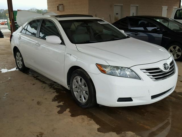 4T1BB46K98U057347 - 2008 TOYOTA CAMRY WHITE photo 1