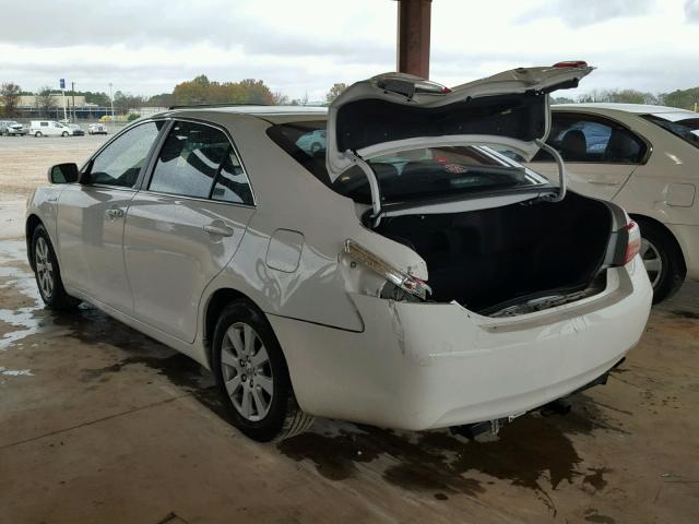 4T1BB46K98U057347 - 2008 TOYOTA CAMRY WHITE photo 3