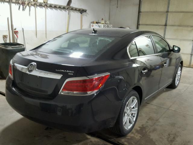 1G4GC5ED5BF289810 - 2011 BUICK LACROSSE C BLACK photo 4