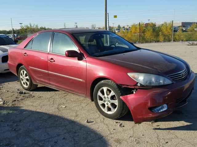 4T1BF30K85U090665 - 2005 TOYOTA CAMRY RED photo 1