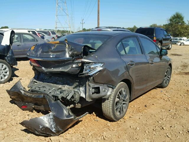 19XFB2F98DE064189 - 2013 HONDA CIVIC EXL رمادي صورة 4