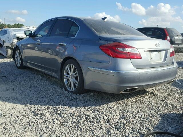 KMHGC4DD6DU256048 - 2013 HYUNDAI GENESIS 3. GRAY photo 3